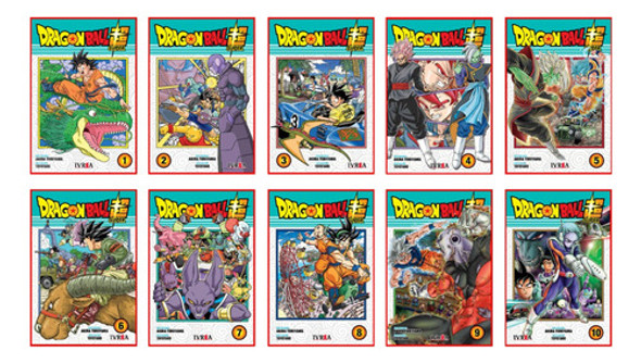 Combo Dragon Ball Super 1 A 10 - Manga - Ivrea 0 Combo Dragon Ball Super 1 A 10 - Manga - Ivrea 0