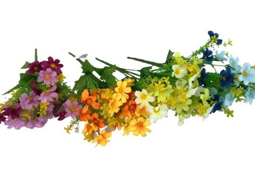Ramo Artificial Margaritas Primaveral Pack X 10 Ramos 0