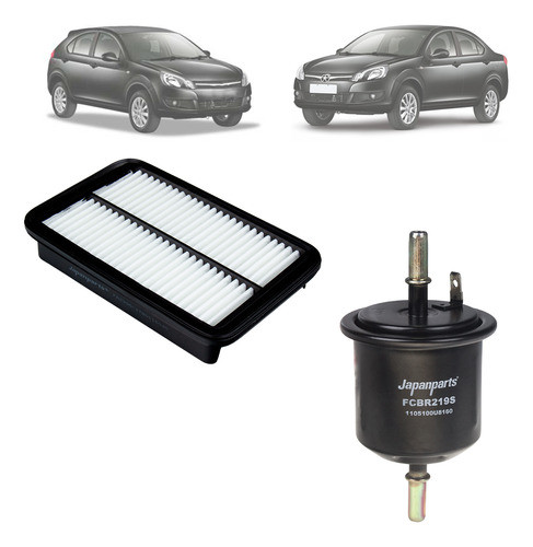 Filtro Ar Motor + Combustível Jac  J3 1.4 Gasolina 2011-2014 0