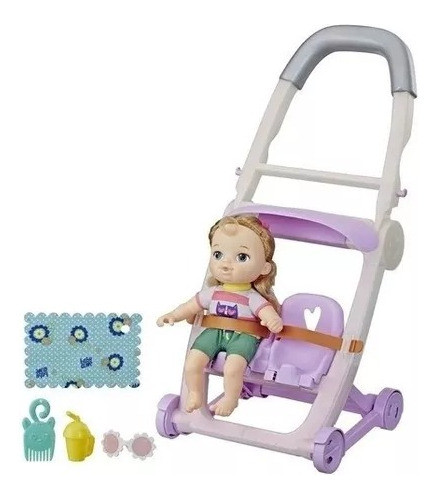 Boneca Baby Alive E Carrinho Littles E6703 1