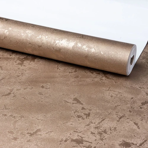 Papel Parede Estampa 3d Bronze Fácil De Aplicar Cobrindo 5m² 0