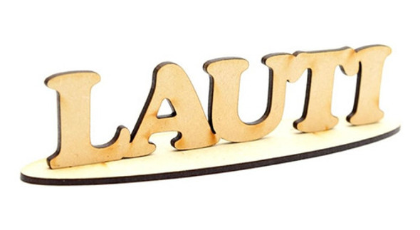 Nombres Personalizados Con Base Fibro Facil 20cm Ancho 0