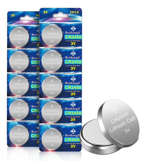 Beidongli Cr2430 - Bateria De Litio De 3 V, Bateria De Larga 0