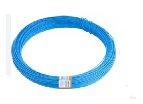 Arame Zincado Revestido Polietileno, Azul, Bwg 18 Morlan 1kg 0