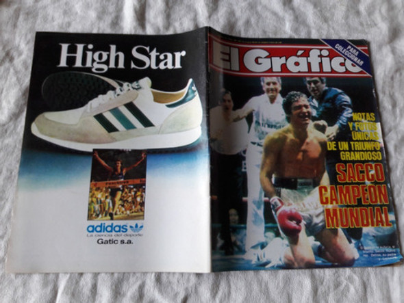 El Gráfico Nº 3433 Año 1985 Sacco Campeon Mundial 1 El Gráfico Nº 3433 Año 1985 Sacco Campeon Mundial 1