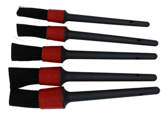 Kit 5 Cepillo Pincel Detallado Interior 10 12 14 16 18 0