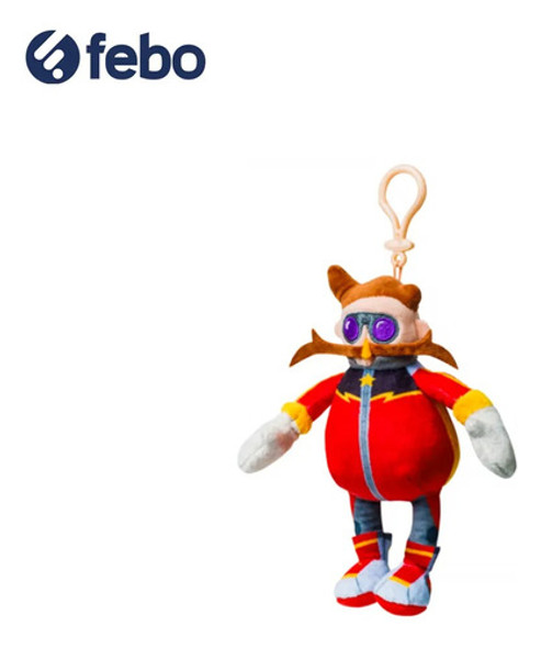 Muñeco Llaveros Juguete Sega Sonic Con Gancho Febo 1