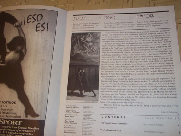 Revista - Tango - La Posta Del Tango En New York 1