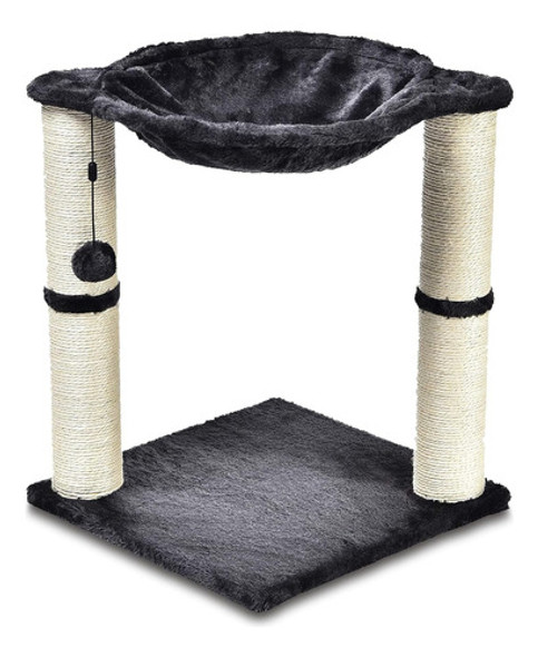 Poste Rascador Afilador De Uñas Con Hamaca Para Gatos 0