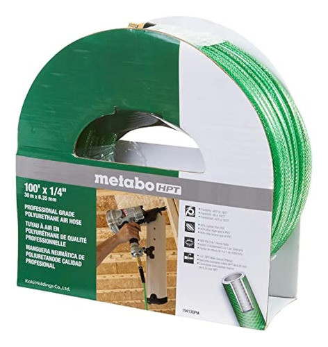 Metabo Hpt Manguera De Aire | 1/4 Pulgadas X 100 1