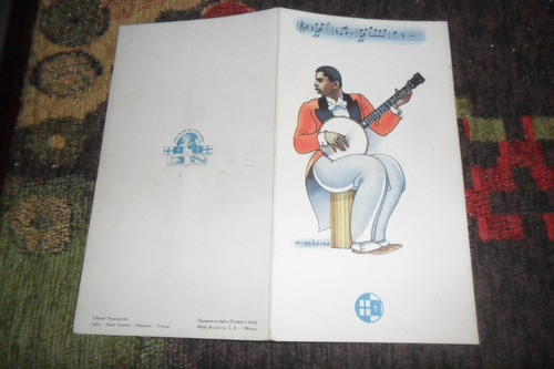 Conte Grande Piroscafo Barco 1939 2 Clase Programa Musical 0