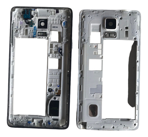 Chasis Carcaza Trasera Samsung Note 4 Power/vol Orig Blanco 0