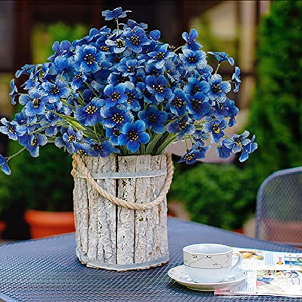 Flores Artificiales Lsd Para Exteriores, 8 Paquetes De Flore 1