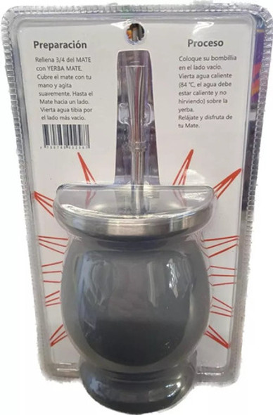 Conjunto Mate Y Bombilla Acerinox Disfruta Del Mejor Mate 1