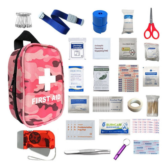 Brazt Mini Kit De Primeros Auxilios, Portátil De Camuflaje. 0
