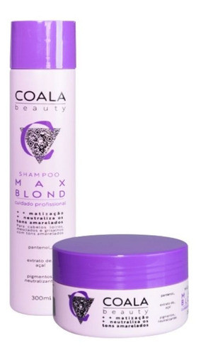 Kit Coala Max Blond Shampoomáscara 0