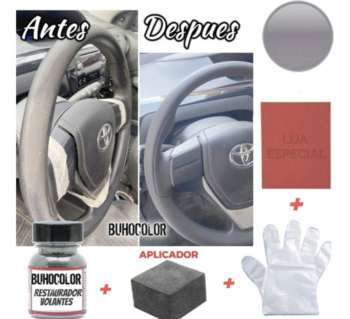 Kit Restaurador Volante Gris Oscuro 0
