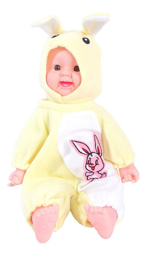 Bebote Bebe Muñeca Baby Con Pijama Capucha Y Sonido 40cm 0