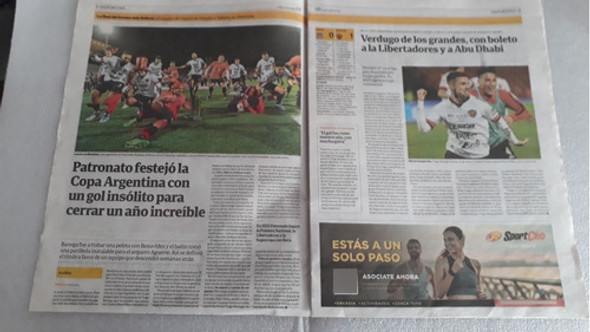 Clarin Deportivo. Patronato Campeón Copa Argentina 2022 1 Clarin Deportivo. Patronato Campeón Copa Argentina 2022 1