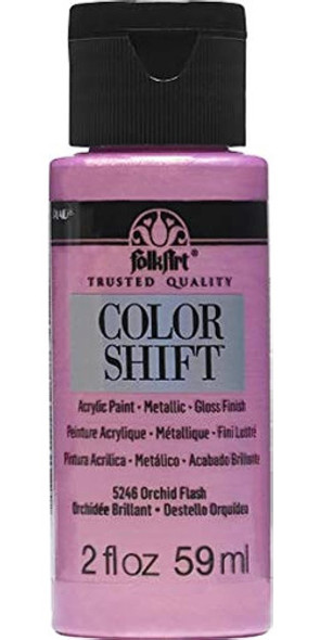Pintura De Cambio De Color Folkart, 2 Onzas, Orchid Flash 2 0
