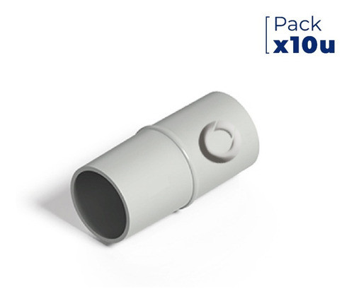 Union Caño Rigido / Corrugado 3/4 ' 20mm Genrod Pvc X10 1