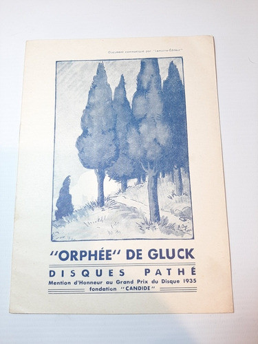 Discos Pathé Antiguo Catálogo 1935 Ro 1312 0