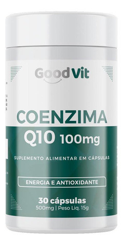 Coenzima Q10 100mg Com 30 Cápsulas 0