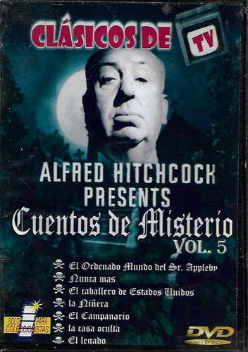 Dvd Hitchcock Cuentos De Misterio - Clasico Tv D. 5- 7 Obras 0