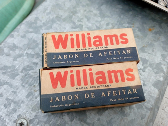 Antiguo Jabón De Afeitar Williams S/usar - Precio X C/u 0 Antiguo Jabón De Afeitar Williams S/usar - Precio X C/u 0