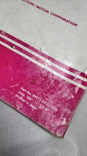 Manual De Propietario Suzuki Ad 60 Original 1
