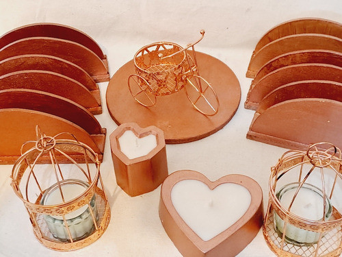 Set Deco Candy Bar X 12 Piezas. Rose Gold 0