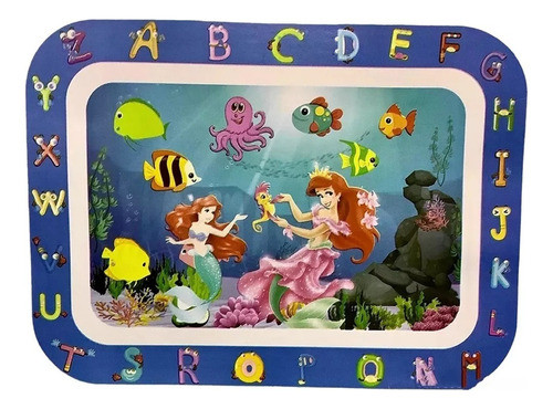 Alfombra Inflable Bebe Motricidad Juego Antigolpes Didáctico 0
