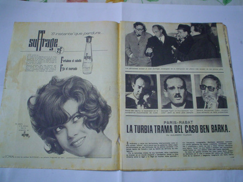 Revista 7 1966 Dias Conejitas Play Boys Ben Barka Aconcagua 1