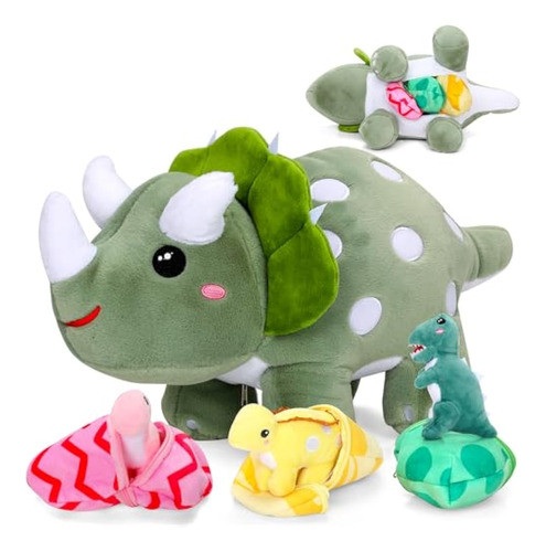 7 Almohadas De Peluche De Dinosaurio Gigante, 0