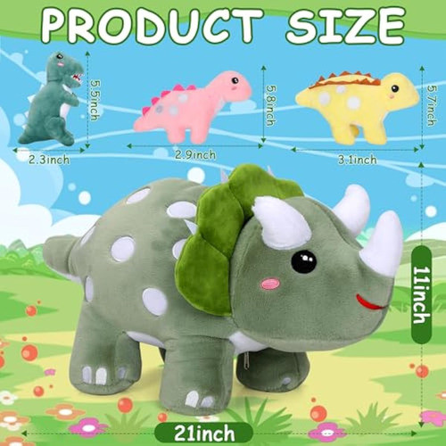 7 Almohadas De Peluche De Dinosaurio Gigante, 1