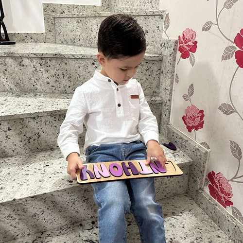 Brinquedo Pedagógico Nome Composto  + Números + Animais 1