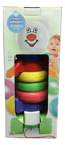 New Plast Juego De Arrastre Panda 2 En 1 Encastre Cod 20121 0