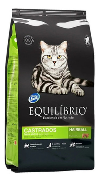Alimento Equilibrio Gato Castrados 7.5kg 0