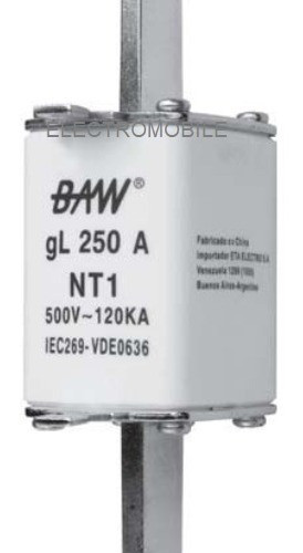 Fusible Nt 250a Curva Gl Tamaño 1 Baw 0