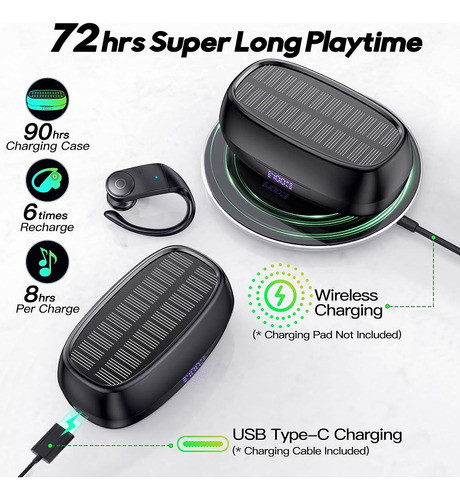 ~? Auriculares Inalámbricos Auriculares Bluetooth Con Gancho 1