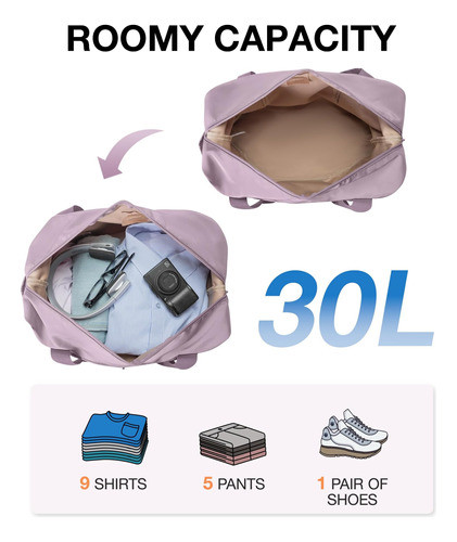 Bagsmart Bolsa De Viaje Plegable, Bolsa De Mano Grande De L, 1