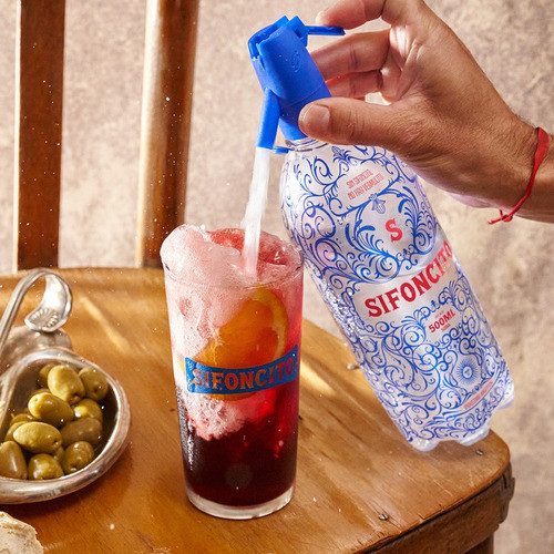 Pack Vermu Soda Sifon 500ml Sifoncito + Naranja Deshidratada 1