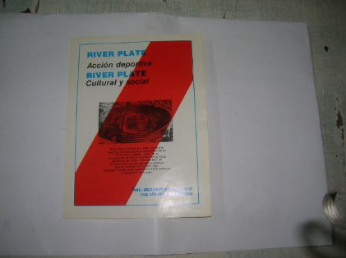 Publicidad 21 X 27,5 Cm River Plate Gatic S.a adidas 1980 0