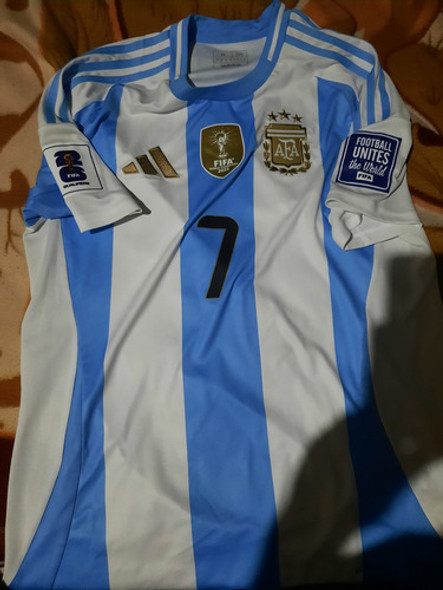 Camiseta Seleccion Eliminatorias 2026 De Paul Original 0
