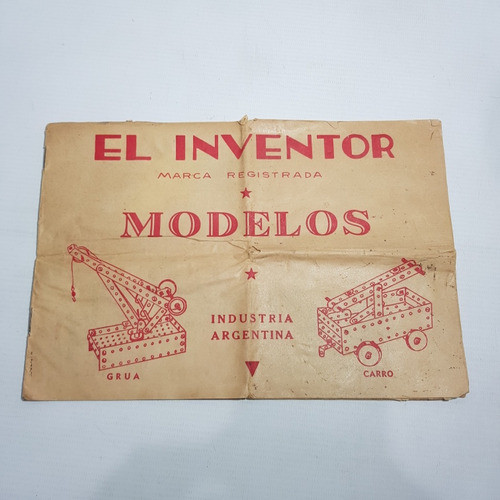 Antiguo Catálogo El Inventor Modelos Para Juguetes Mag 60639 0