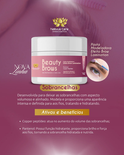 Pasta De Sobrancelhas 14g Beauty Brows Nativus Care 1