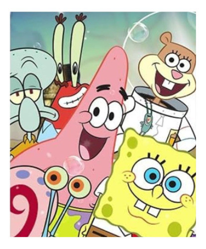 Kit De Pintura Diamantes Diamond Painting Bob Esponja Mod 3 0