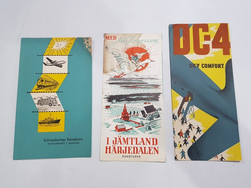Antigua Klm Avión Dc4 Colección Souvenir 1940 Lote Mag 58640 1
