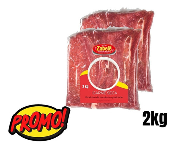 Carne Seca Peça Dianteira 2kg Alta Qualidade - Zabelê 0 Carne Seca Peça Dianteira 2kg Alta Qualidade - Zabelê 0