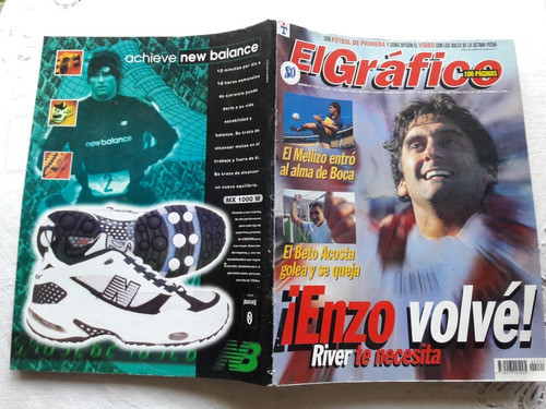 El Gráfico Nº 4121 Año 1998 Enzo Francescolli Beto Acosta 1